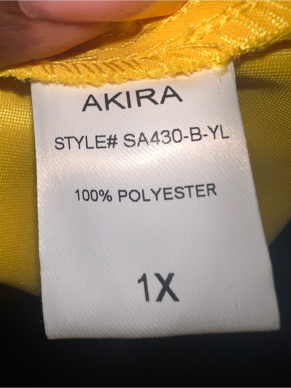 NWT AKIRA Blooming Yellow Satin Wide Leg Pleated Trouser Pants Plus Size 1 - Picture 8 of 10